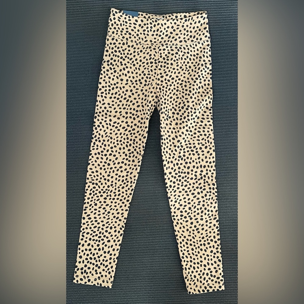 NWT J crew cropped cheetah leggings XXS